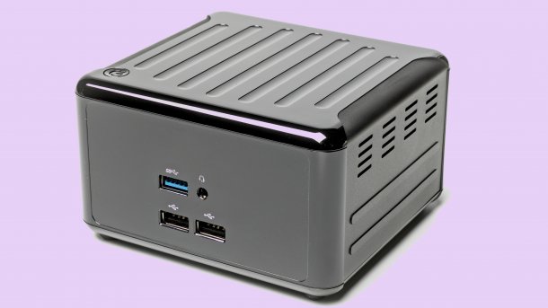 Mini-PC mit AMD Ryzen Embedded V1000 für Industrie und Anzeigetafeln im Test