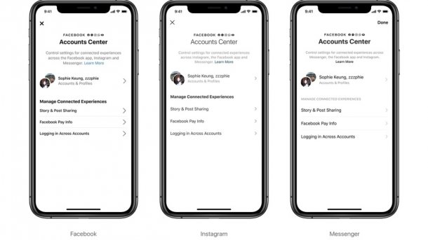 Account Center: Facebook vereinheitlicht und verknüpft seine Dienste