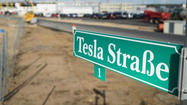 Tesla-Fabrik entsteht in Grünheide