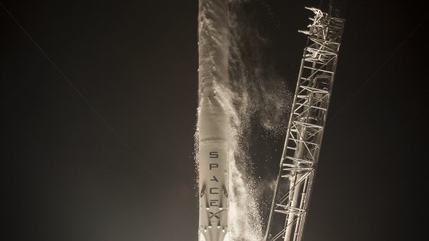 Start einer Falcon-9-Rakete