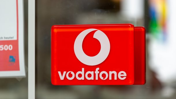 Vodafone-Schild