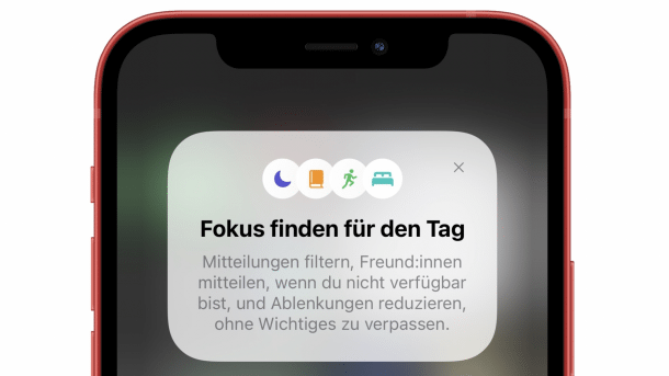 iOS 15 Fokus