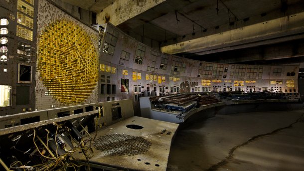 Tschernobyl: Kontrollraum von Reaktor 4