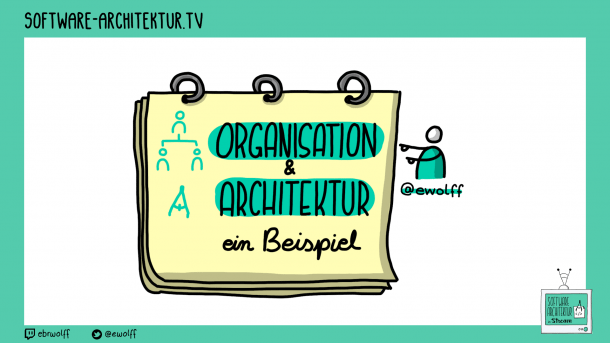 software-architektur.tv: Organisation und Architektur, ein Beispiel. Ausstrahlung vom 1. Juli 2022