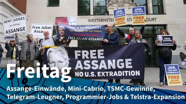 Demonstation gegen Auslieferung Assanges