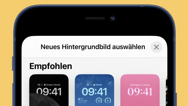 iOS 16 Hintergrundbilder für Sperrbildschirm