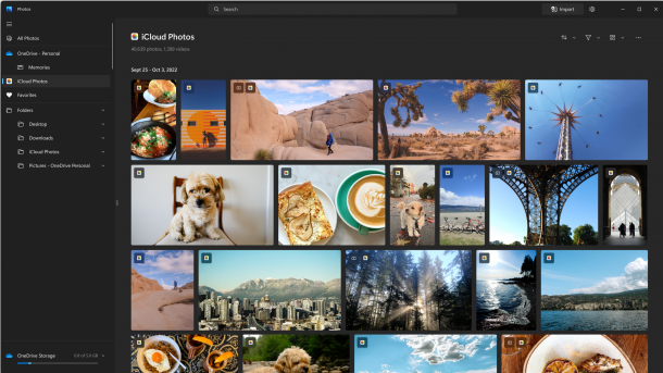 iCloud-Fotos in Microsoft Fotos