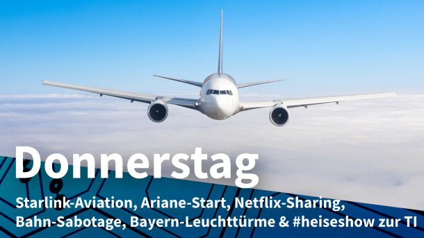 Flugzeug von vorne