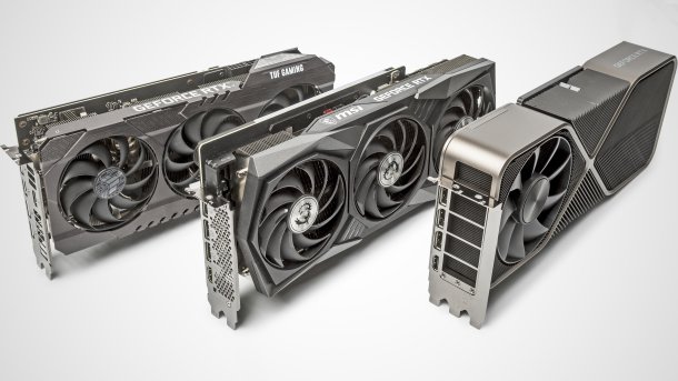 Drei Nvidia Grafikkarten