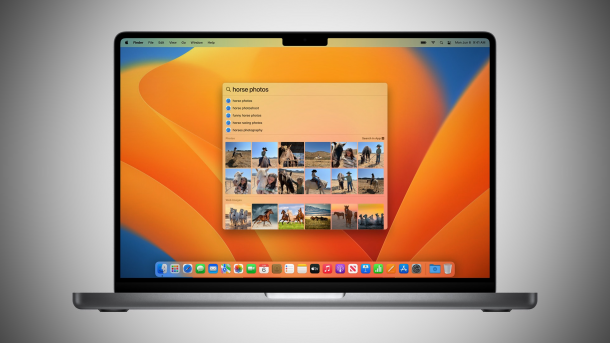 Spotlight unter macOS Ventura