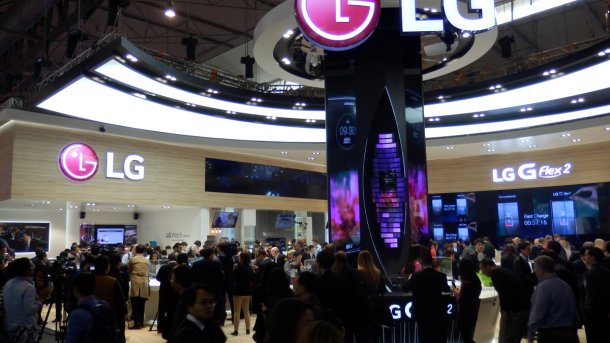 LG-Stand auf dem MWC 2015