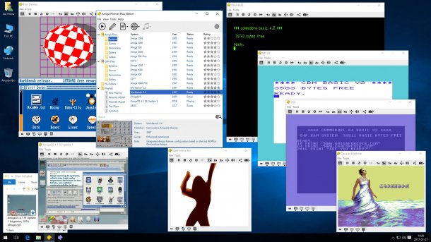 Amiga- und C64-Emulatoren auf Desktop