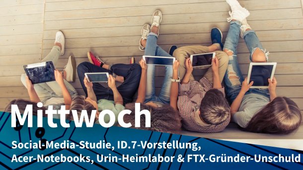 Jugendliche mit Tablets und Handys