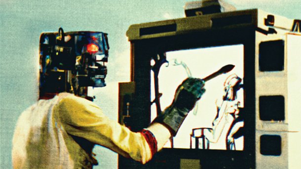 Für diesen Text schuf der Digitalkünstler Erik Carter mit DALL-E 2 Bilder im Stil von Science-Fiction-Filmen der 1970er-Jahre. Dies ist "ein Künstler, der Kunst mit Hilfe eines KI-Tools erzeugt, im Setting des Films Alien"., Dall-e 2 / MIT Technology Review
