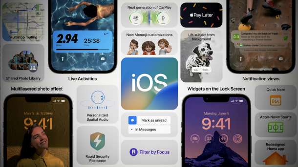 iOS 16 mit neuen Funktionen