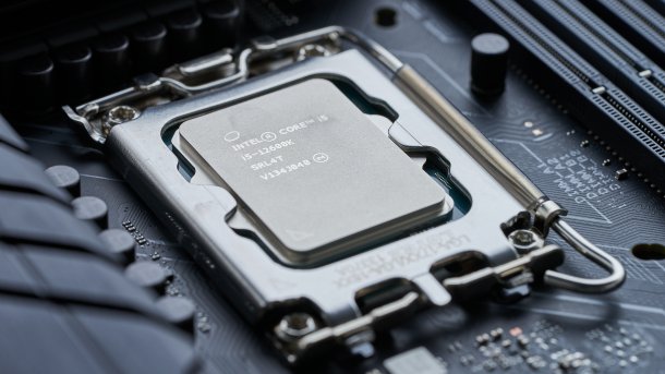 Prozessor Intel Core i5 auf Motherboard