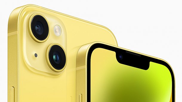 iPhone 14 und 14 Plus in Gelb