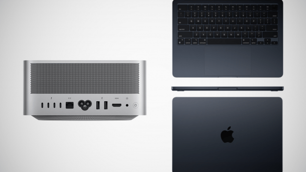 Mac Studio und MacBook Air M2