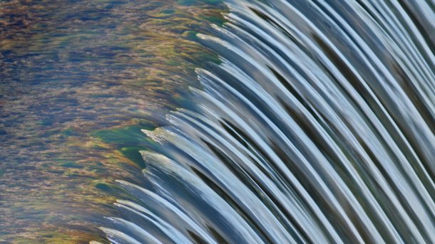 Wasserfall, Überlauf, Wasser