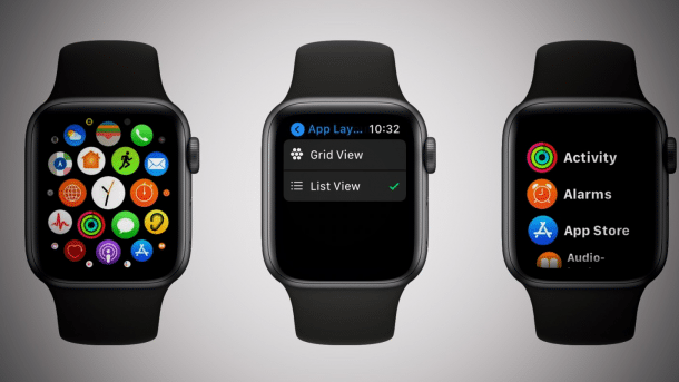 Apple watch series 4 home screen discount
