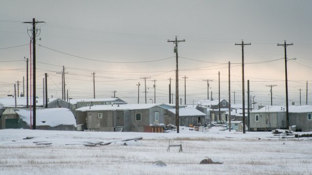 Häuser in Kaktovik, Alaska