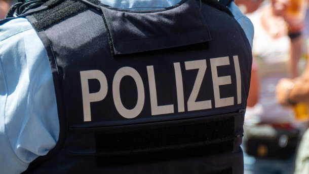 German,Police,Officers,On,Duty,On,The,Street.,("police",In