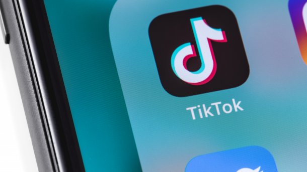 Tiktok-App auf Smartphone