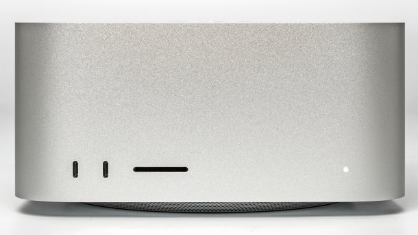 Mac Studio M2 Max/Ultra – die Vorderseite