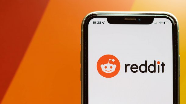 Reddit-Logo auf Smartphone