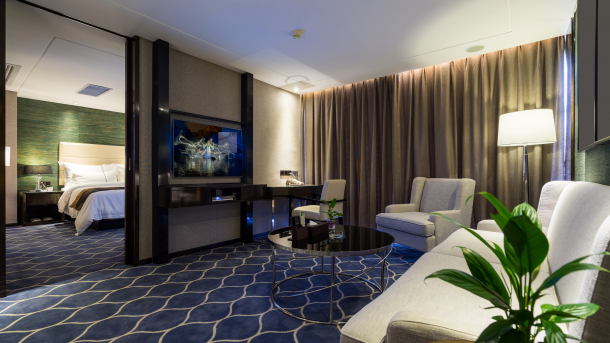 LG-Fernseher im Hotel