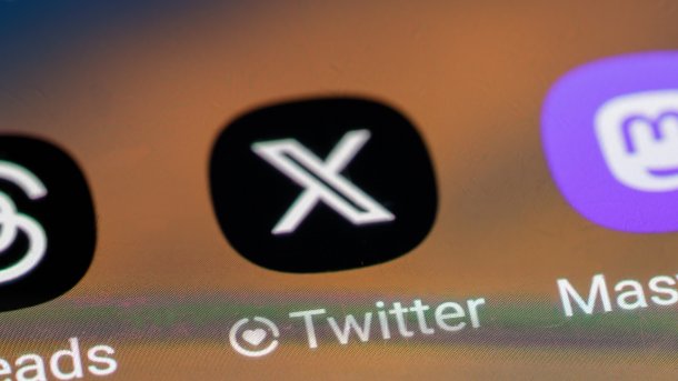 Threads, X/Twitter und Mastodon auf Smartphone