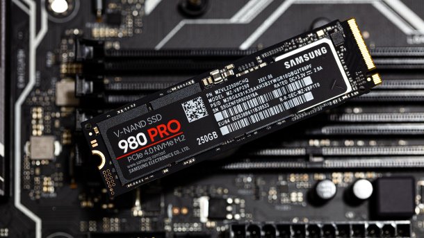 Samsung SSD 980 Pro auf Mainboard