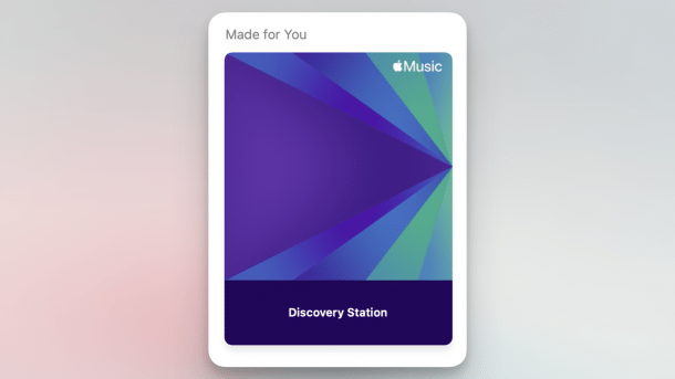 "Discovery Station" bei Apple Music