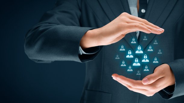 Gdpr,(general,Data,Protection,Regulation),Concept.,Business,Woman,Or,It