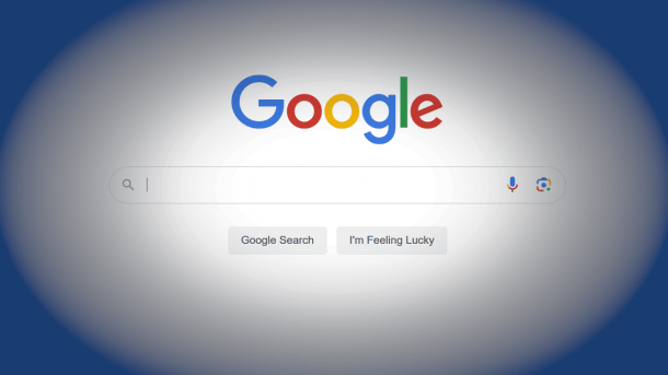 Die Eingabemaske der Google-Suchmaschine