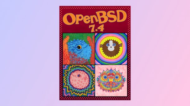 Logo zu OpenBSD 7.4