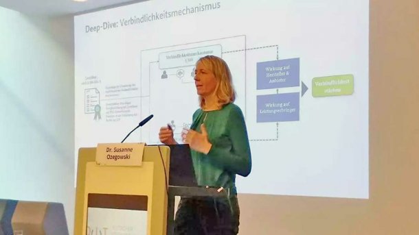 Susanne Ozegowski auf dem deutschen Interoperabilitätstag