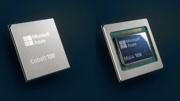 Der ARM-Prozessor Microsoft Azure Cobalt 100 und der KI-Beschleuniger Azure Maia 100