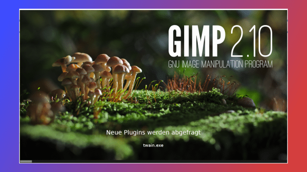 GIMP-Splashscreen beim Programmstart