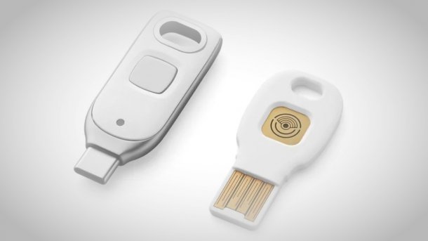 Foto der neuen Titan Security Keys