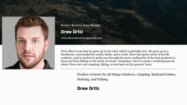 Autorenseite von "Drew Ortiz"