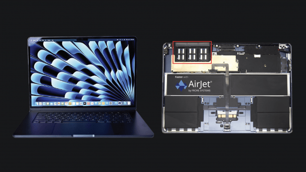 MacBook Air mit AirJet