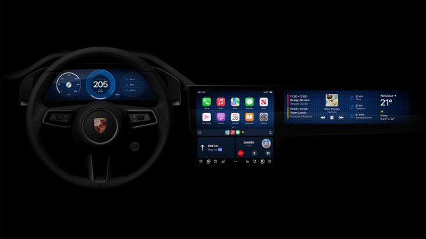 CarPlay der nächsten Generation im Porsche-Design