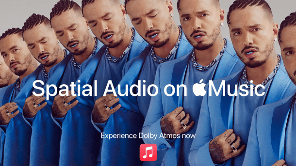 Spatial-Audio-Reklame für Apple Music