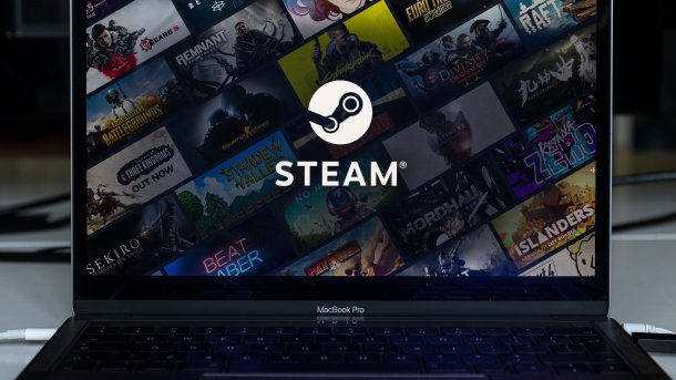 Gaming-Laptop mit Steam