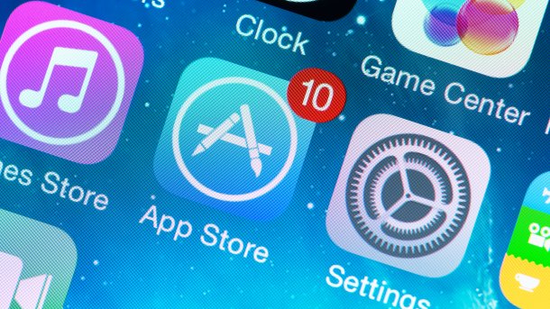 App-Store-Icon auf einem Apple-Gerät