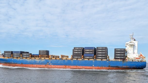 Container Schiff Flotte Meer