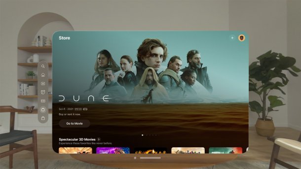 Heimkino im Blick Apple und Streaming Dienste liefern 3D Filme fur Vision Pro heise online