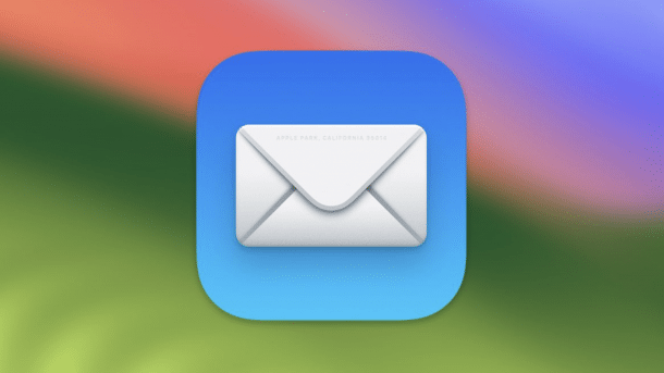 Icon von Apple Mail mit Sonoma-Hintergrund