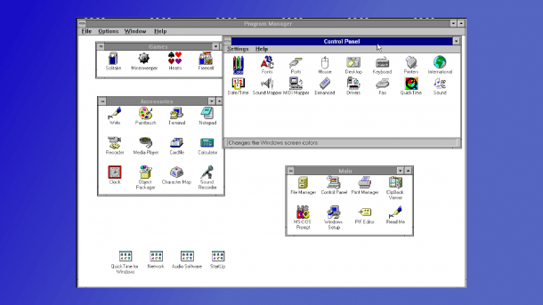 Windows 3.1-Desktop